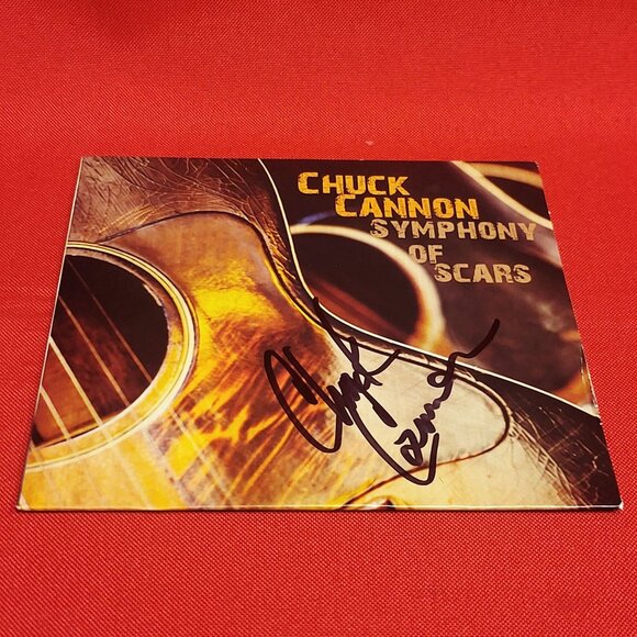Chuck Cannon Symphony of Scars CD 2012 Signed - Picture 3 of 8
